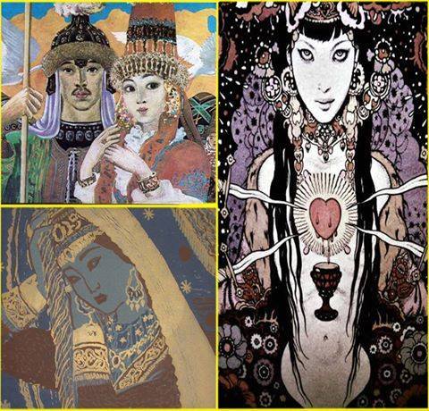 Казах түмний домог болсон хүүхнүүд